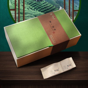 象棋山有机绿茶2025新茶明前春茶叶年货礼盒装广西昭平茶新象系列