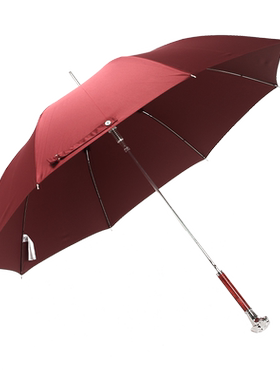 SUNMYHOME玛瑙红狗头长柄晴雨伞