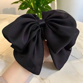 优雅法式 蝴蝶结花苞抓夹高级感后脑勺盘发夹气质发卡头饰双11好物
