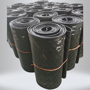 橡胶环形输送带传送带输送机运输皮带裙边尼龙帆布人字粮食传输带