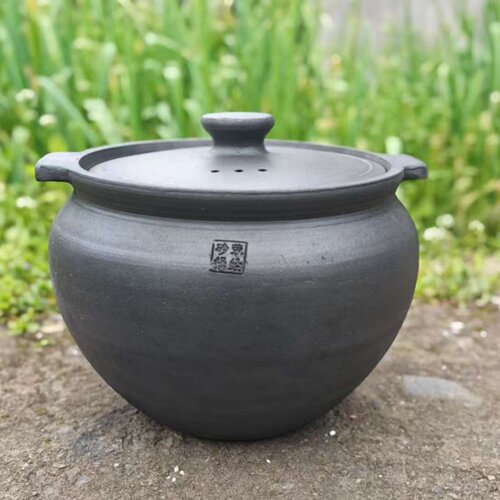 荥经传统老式土砂锅煲家用燃气灶