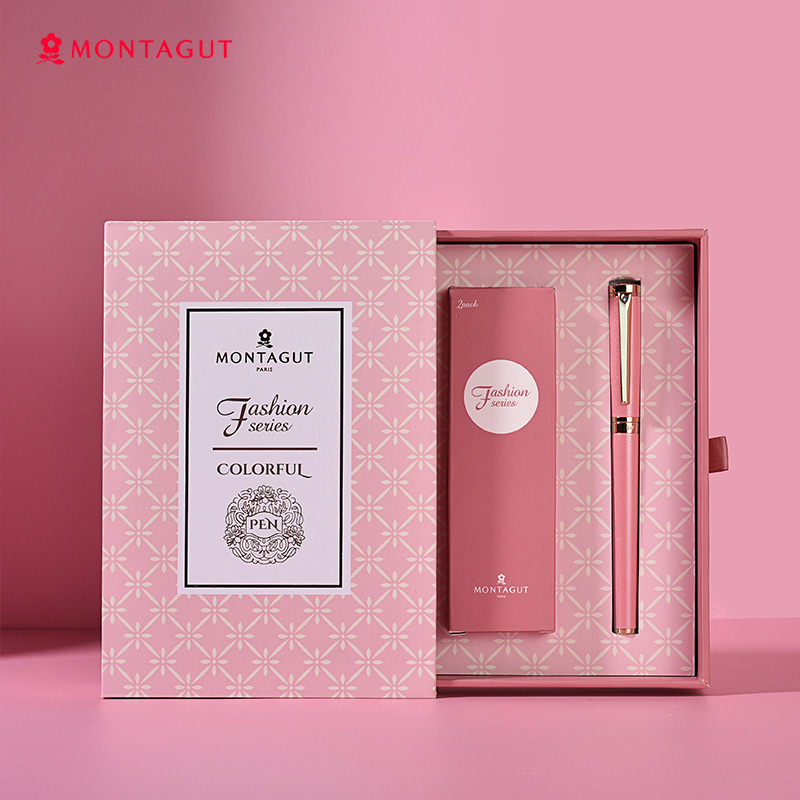 Montagut签字笔潘朵拉粉红两支