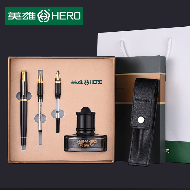 7056教师节礼物美工弯头英雄钢笔
