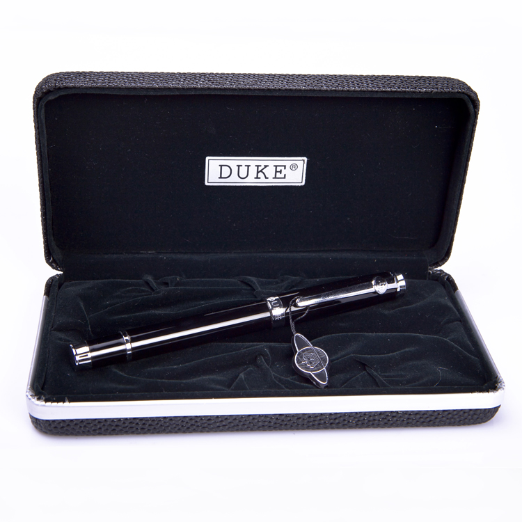 【 Group buying gift 】 quality goods Germany duke duke carbon fibre black Gift box Pearl pen Metal rod Signature pen company Male and female business affairs gift originality gift enterprise customized Lettering logo