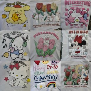 熨斗禁用 新款女装兔子发泡立体烫画印花贴纸 服装辅料过粉水洗贴