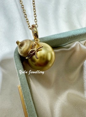 母贝珍珠纯银拉丝葫芦万能吊坠