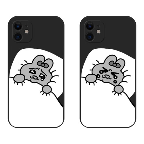 恶搞opanchu悲伤内裤兔哭泣适用苹果16promax手机壳iphone15透明全包14软12液态硅胶13华为oppo小米vivo少女