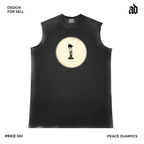 斑驳设计师工作室!小领口！街头hippop街头大版宽松嘻哈穿搭砍袖