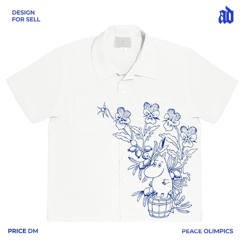 斑驳 MOTTLED 文艺慵懒风温柔街头简约视觉系短袖衬衫宽松透气 - 封面