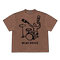 GOOD THINGS SONG JIA THE SAME PARAGRAPH AMERICAN RETRO HEAVYWEIGHT DROPPED-SHOULDER STREET ROCK N ROLL LOOSE AND VERSATILE SHORT-SLEEVED TOP