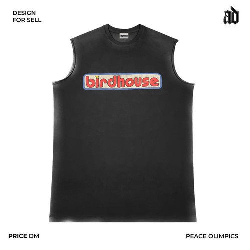 美式重磅!只做性价比好物!小领口！水洗做旧街头嘻哈hippop砍袖