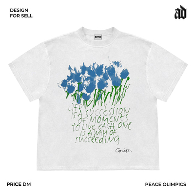 Mottled斑驳 美式复古重磅250克 嘻哈字母美潮复古oversize短袖