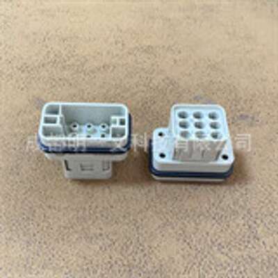 HARTING/重负荷电源连接器 09120083001  8P+PE  16A