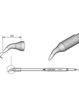 西班牙 JBC C245804 弯形烙铁头?10 L C245-804