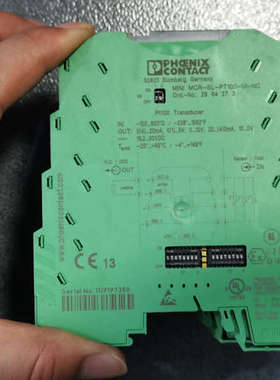 *2864273 MINI MCR-SL-PT100-UI-NC 菲尼克斯 热电阻 隔离变送器