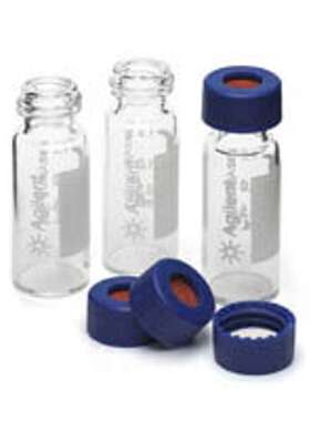5190-2278  安捷伦Agilent 2mL螺口样品瓶套装，蓝色瓶盖红色隔垫