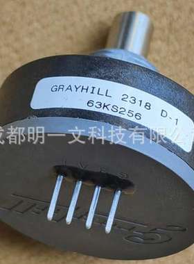 63KS256编码器 Grayhill分辨率\t256 PPR  2通道轴直径6.34mm全新