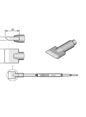 西班牙 JBC C245914 铲型烙铁头 100 S1 C245-914