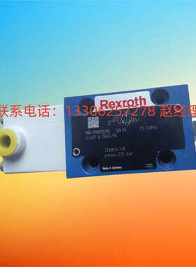 德国Rexroth力士乐电磁换向阀MNR R900472229 3WH 6 A52全新现货