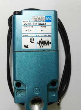 MAC电磁阀  225B-611BAAA  225B-611BA全新原装正品高频阀
