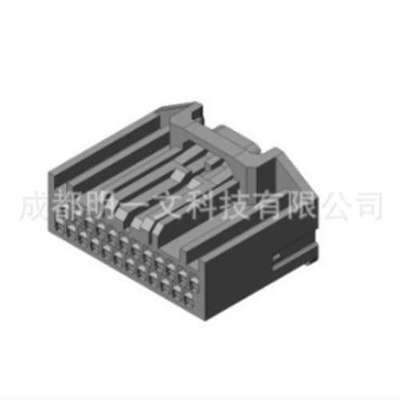 JAE汽车连接器MX34024SF1母塑壳24路胶壳