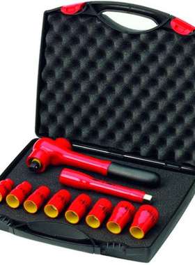 德国 Wiha威汉 7207N K1001 3/8”两用棘轮10件套 33183