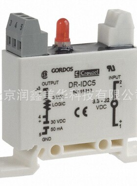 供应Crydom各系列I/O 继电器模块 - 输入DIN 导轨安装DRIDC5