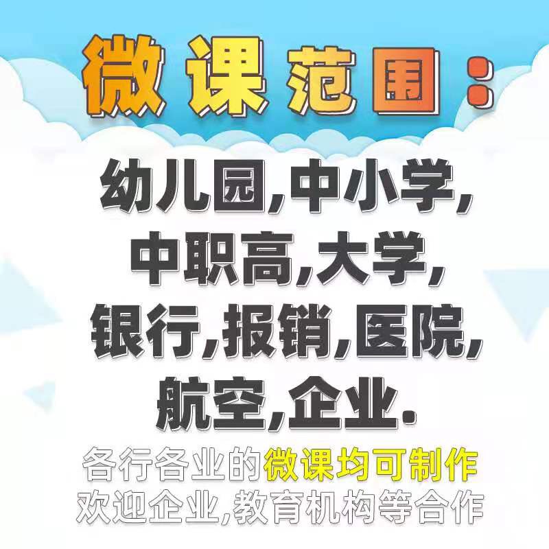 获奖微课制作幼儿园小学初中ppt课件万彩动画银行企业mg动画设计