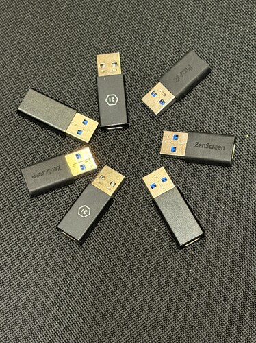 USB转type-c母转接头支持USB3.0适用西数闪迪三星SSD移动硬盘双头