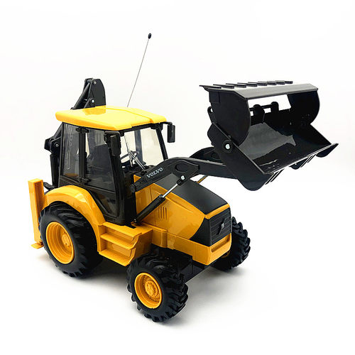 玩具挖掘机电动模型工程车