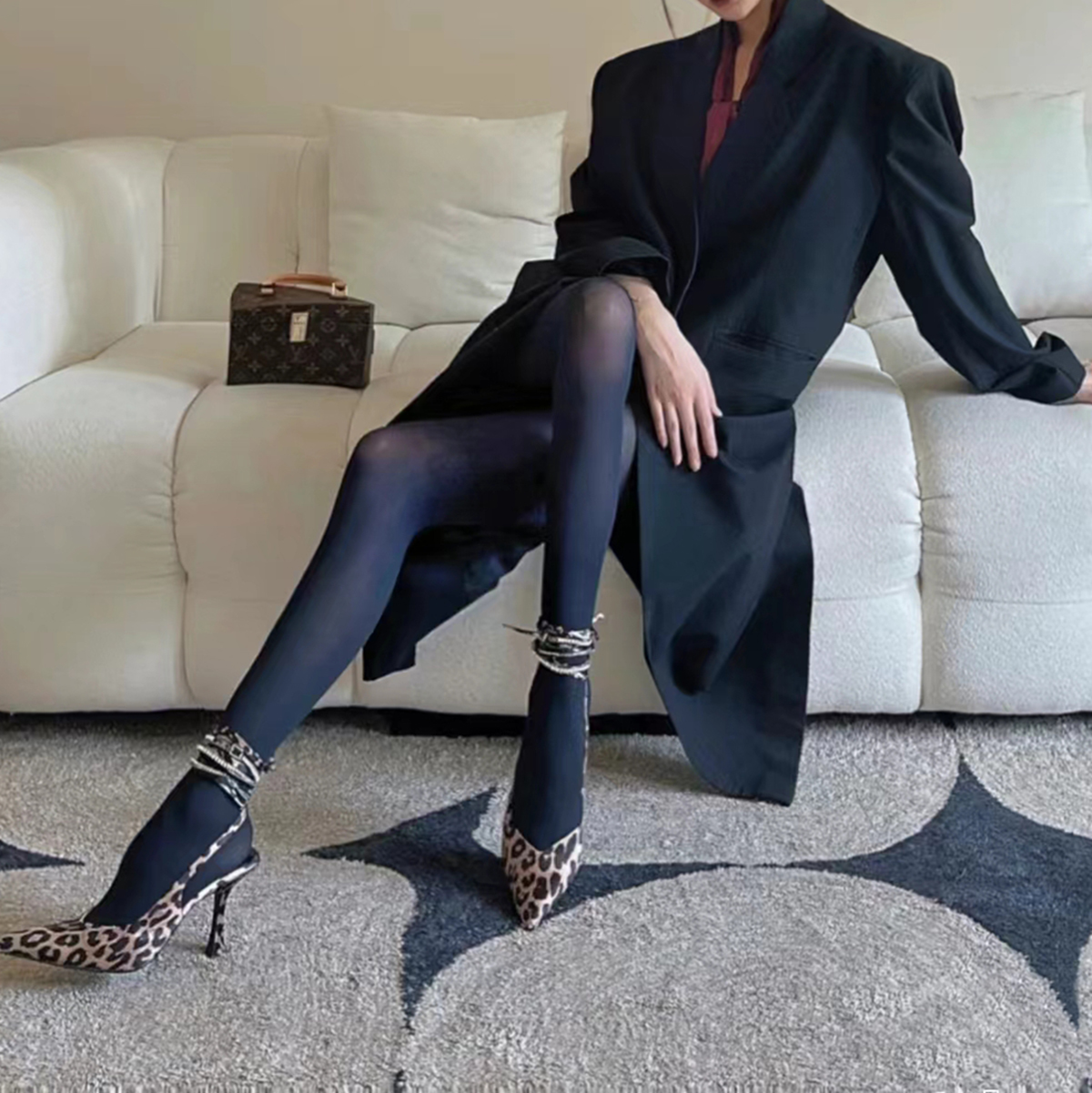 Lolita多巴胺高饱和纯色打底裤袜