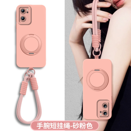 【360支点】适用OPPOReno7手机壳Reno7pro新款保护套瞳眼液态oppo5G全包防摔软硅胶reno7por外壳带旋转支架