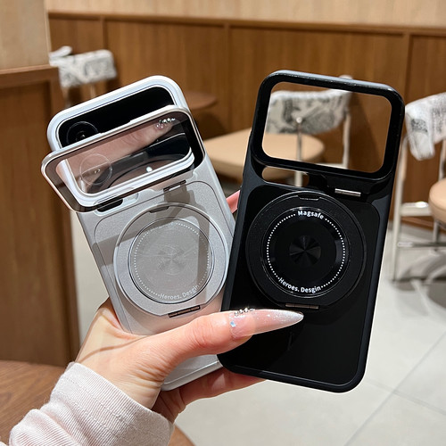【镜头支点壳】适用小米17promax手机壳Xiaomi17pro带磁吸支架保护套MIUI十七Por全包防摔Max高级男女款外壳