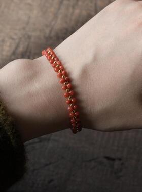 大仙的串儿南红手链红绳