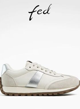 FED白色阿甘鞋春季新款女鞋透气运动鞋时尚休闲鞋女D0302-ZCB265