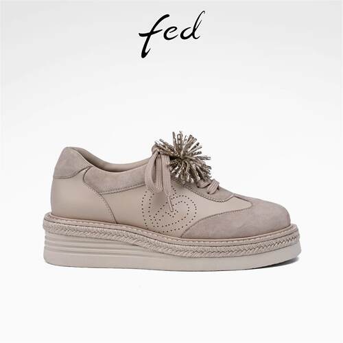 fed布洛克烟花26秋季真皮