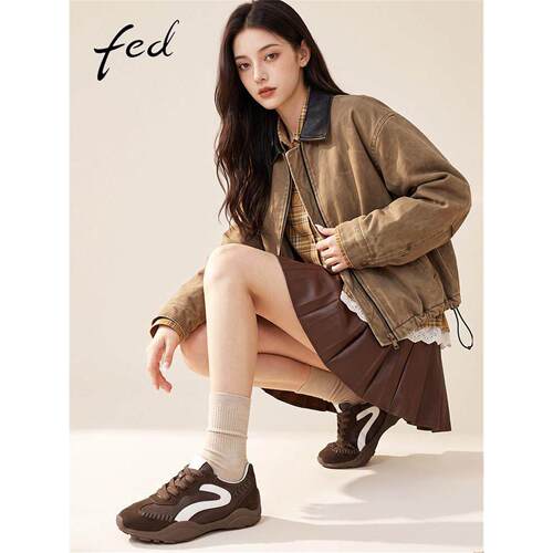 fed牛皮+羊26秋季新款真女