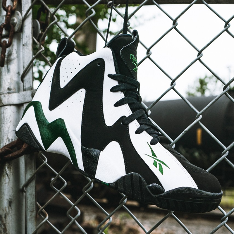 reebok kamikaze ii锐步雨人坎普元年复刻火山实战男篮球鞋fy7512