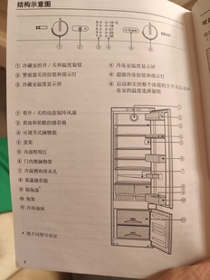 美诺9755嵌入式 密封圈抽屉格售后配件拆机 冰箱冷冻抽屉