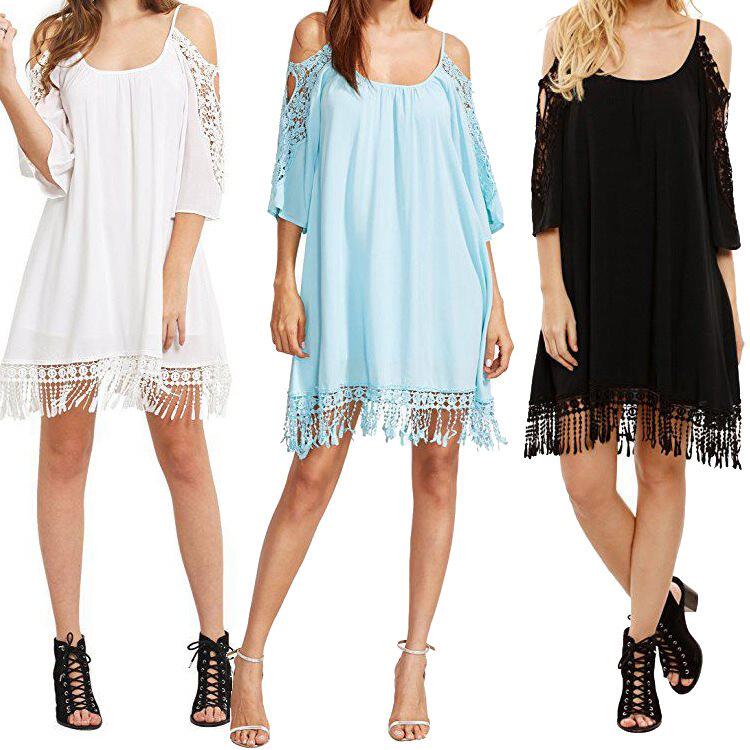 Multicolor off-the-shoulder lace patchwork short-sleeve lacin the Women's clothing/Boutique , Shirt  category - from Buy2taobao.com to provide professional Taobao agent buy service