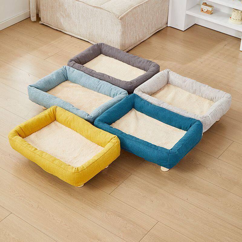 中小型犬行军拆洗宠物可沙发猫咪通用四季狗窝狗狗床包邮离地实木