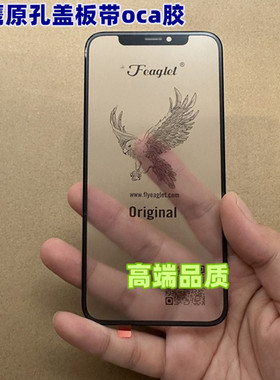 适用 x xs XR X11pro外屏12 13 14promax 1516promax飞鹰原孔盖板