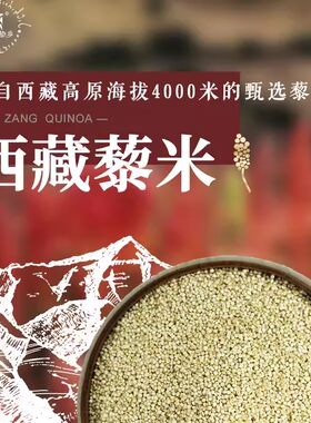 天境藜乡 西藏藜麦500g 白藜麦米 高原藜米 五谷杂粮粗粮煮粥