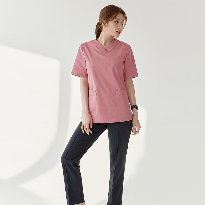 KOREAN VERSION OF HIGH-END PLASTIC SURGERY HOSPITAL NURSE UNIFORM WOMENS HAND WASHING CLOTHES HAND BRUSH CLOTHES ORAL DENTIST CLOTHES SPLIT SUIT