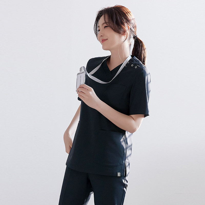 KOREAN VERSION OF HIGH-END PLASTIC SURGERY HOSPITAL NURSE UNIFORM WOMENS HAND WASHING CLOTHES HAND BRUSH CLOTHES ORAL DENTIST CLOTHES SPLIT SUIT