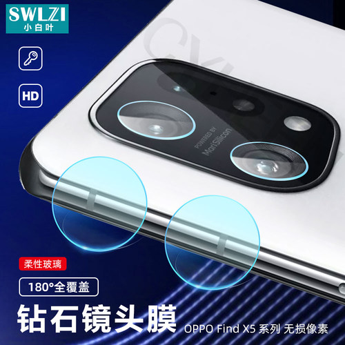 小白叶高清防摔OPPO镜头膜