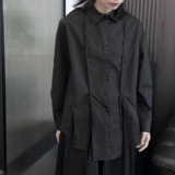 3067P70暗黑设计款衬衫女长袖，女装衬衫，钱塘801（原钱塘901）