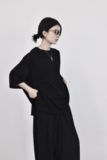 竹节棉宽松T恤女简约夏季新款潮流，女装T恤，钱塘801（原钱塘901）