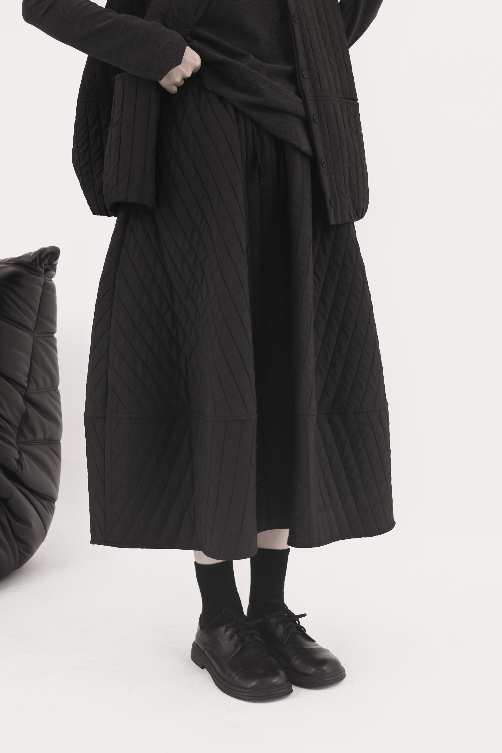 Q003P75半身裙女宽松日系夹棉加厚，女装半身裙，钱塘801（原钱塘901）