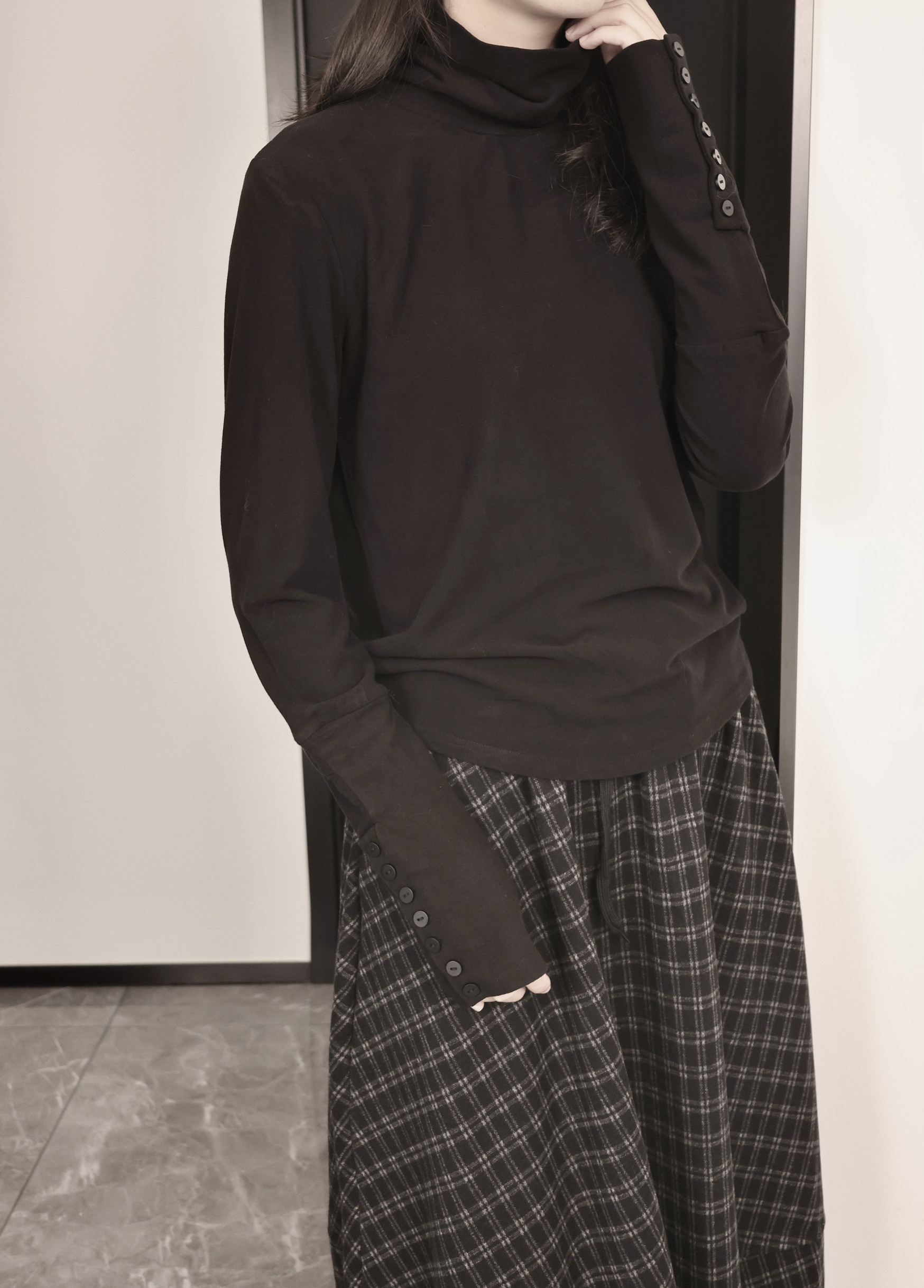 5333P66高领打底衫女修身,女装T恤,钱塘801（原钱塘901）